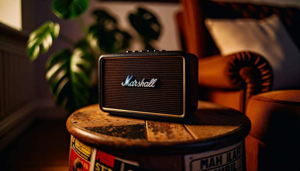 Enceinte Bluetooth Marshall : un son vintage high-tech